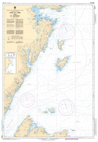 Buy map Cape St. John to/a St. Anthony by Canadian Hydrographic Service
