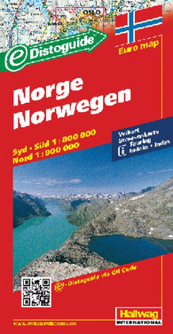 Buy map Norway by Hallwag