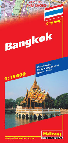 Buy map Bangkok, Thailand by Hallwag