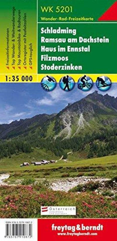 Buy map Schladming, Ramsau am Dachstein, Haus im Ennstal, WK 5201 by Freytag-Berndt und Artaria