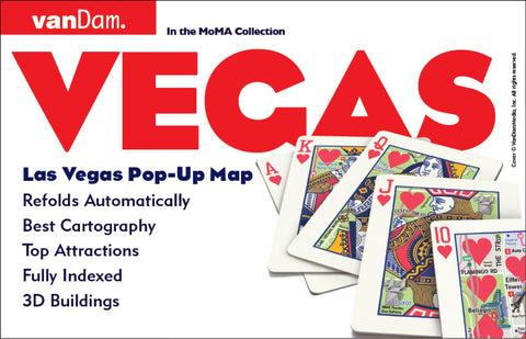 Buy map VEGAS : Las Vegas pop-up map