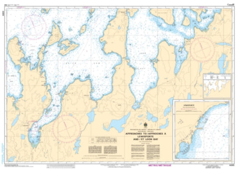 Buy map Approaches to/Approches a Lewisporte and/et Loon Bay by Canadian Hydrographic Service