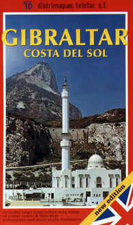 Buy map Gibraltar and Costa del Sol, Spain by Distrimapas Telstar, S.L.
