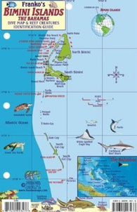 Buy map Bahamas Fish Card, Bimini Islands 2010 by Frankos Maps Ltd.