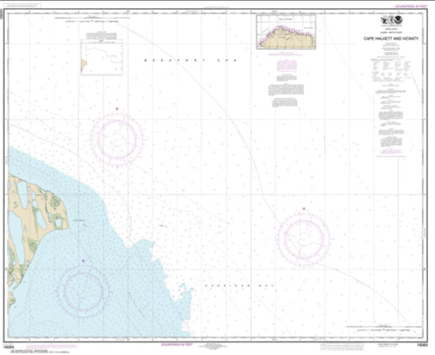 Buy map Cape Halkett and vicinity (16065-7) by NOAA