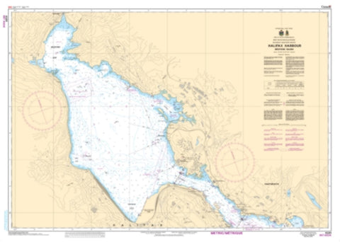 Buy map Halifax Harbour-Bedford Basin by Canadian Hydrographic Service