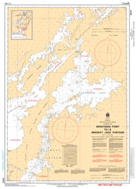 Buy map Wightman Point to/a Whiskey Jack Portage by Canadian Hydrographic Service