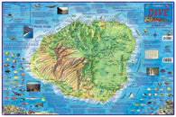 Buy map Hawaii Map, Kauai Dive Map, laminated, 2011 by Frankos Maps Ltd.