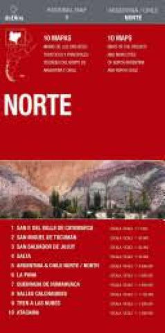Buy map Argentina and Northern Chile by deDios