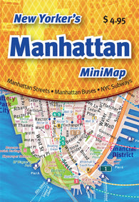 Buy map New Yorkers Manhattan Mini-Map by Opus Publishing