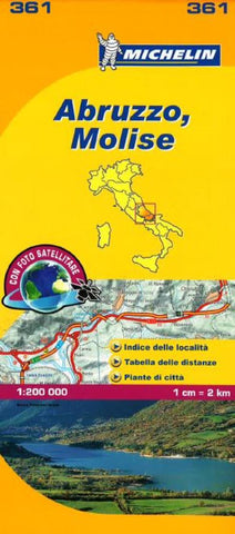 Buy map Abruzzo and Molise, Italy (361) by Michelin Maps and Guides