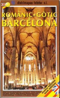 Buy map Barcelona, Gothic & Romantic Architecture by Distrimapas Telstar, S.L.