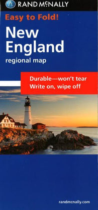 Buy map New England, Easy to Fold by Rand McNally