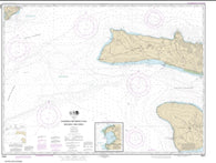 Buy map Channels between O‘ahu, Moloka‘i and Lana‘i; Kaumalapa‘u Harbor (19351-11) by NOAA