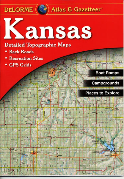 Buy map Kansas, Atlas and Gazetteer by DeLorme