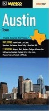 Buy map Austin, Texas by Kappa Map Group