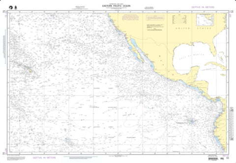 Buy map Eastern Pacific Ocean (NGA-51-1) by National Geospatial-Intelligence Agency