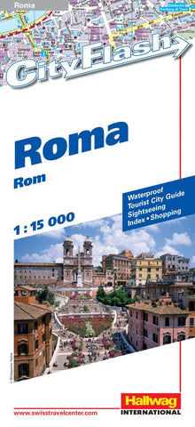 Buy map Rome, Italy City Flash Map by Hallwag