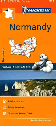 Buy map Normandy (513) by Michelin Maps and Guides