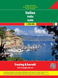 Buy map Italy, Great Road Atlas, Spiral-Bound by Freytag-Berndt und Artaria