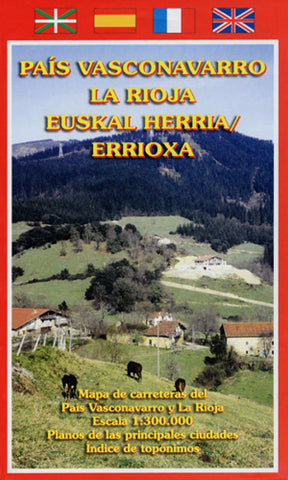 Buy map País Vasconavarro : La Rioja : Euskal Herria/Errioxa