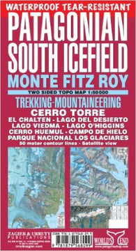 Buy map Patagonian South Icefield : Monte Fitz Roy : trekking-mountaineering