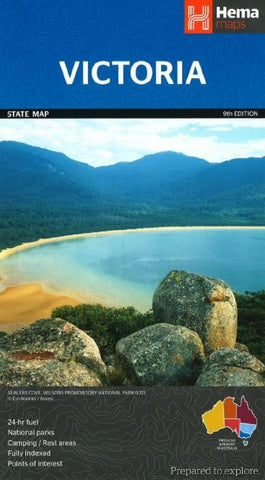 Buy map Victoria, Australia, 9th edition by Hema Maps