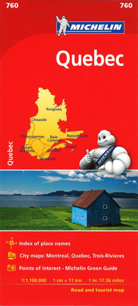 Buy map Quebec (760) by Michelin Maps and Guides