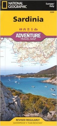Buy map Sardinia, Italy Adventure Map 3309
