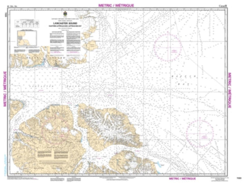 Buy map Lancaster Sound, Eastern Approaches/Approches Est by Canadian Hydrographic Service