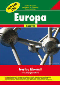 Buy map Europe, Great Road Atlas, Hardcover by Freytag-Berndt und Artaria