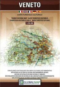 Buy map Veneto, Italy by Litografia Artistica Cartografica