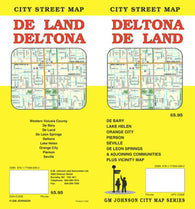 Buy map Deltona : Deland : city street map = Deland : Deltona : city street map