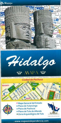 Buy map Hidalgo, Mexico, State and Major Cities Map by Ediciones Independencia