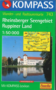 Buy map Rheinsberger Seengebiet Ruppiner Land