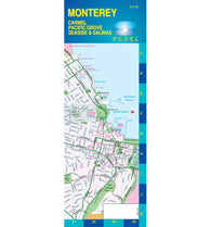 Buy map Monterey, California, Pearl Map, laminated by GM Johnson