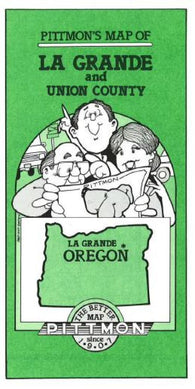 Buy map La Grande and Union County, Oregon by Pittmon Map Company