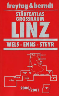 Buy map Linz, Wels, Enns and Steyr, Austria, Atlas by Freytag-Berndt und Artaria