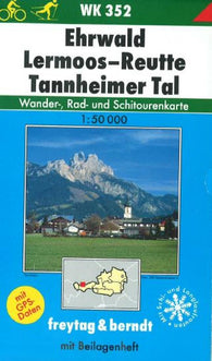 Buy map Tannheimer Ehrwald-Lermoos-Reutte Tannheimer. WK 352 by Freytag-Berndt und Artaria