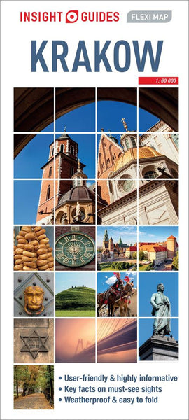 Buy map Krakow : Insight Guides Flexi Map : 1: 13 500