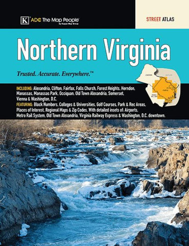 Buy map Virginia, Northern, Street Atlas by Kappa Map Group