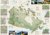 Buy map Canada National Parks [Laminated]