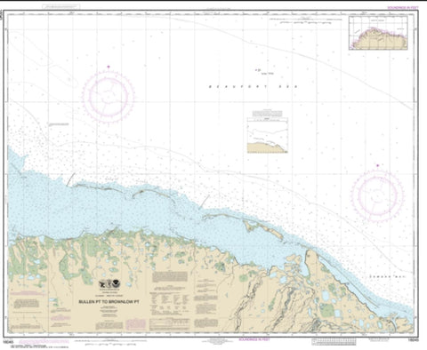 Buy map Bullen Pt. to Brownlow Pt. (16045-8) by NOAA