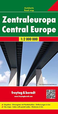 Buy map Europe, Central by Freytag-Berndt und Artaria