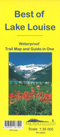 Buy map Lake Louise, Best of by Gem Trek