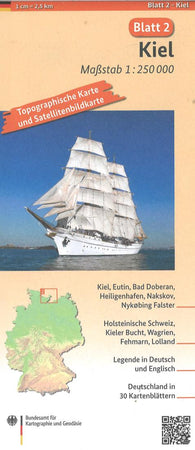 Buy map Kiel 1:250 000, blatt 2