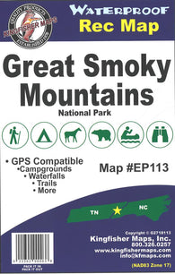 Buy map Great Smoky Mountain National Park Map