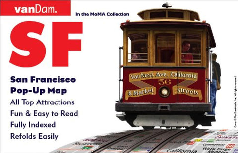 Buy map San Francisco, California Pop-Up by VanDam