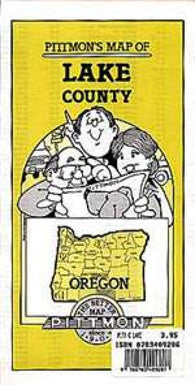 Buy map Lake County, Oregon by Pittmon Map Company