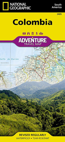 Buy map Colombia Adventure Map 3405